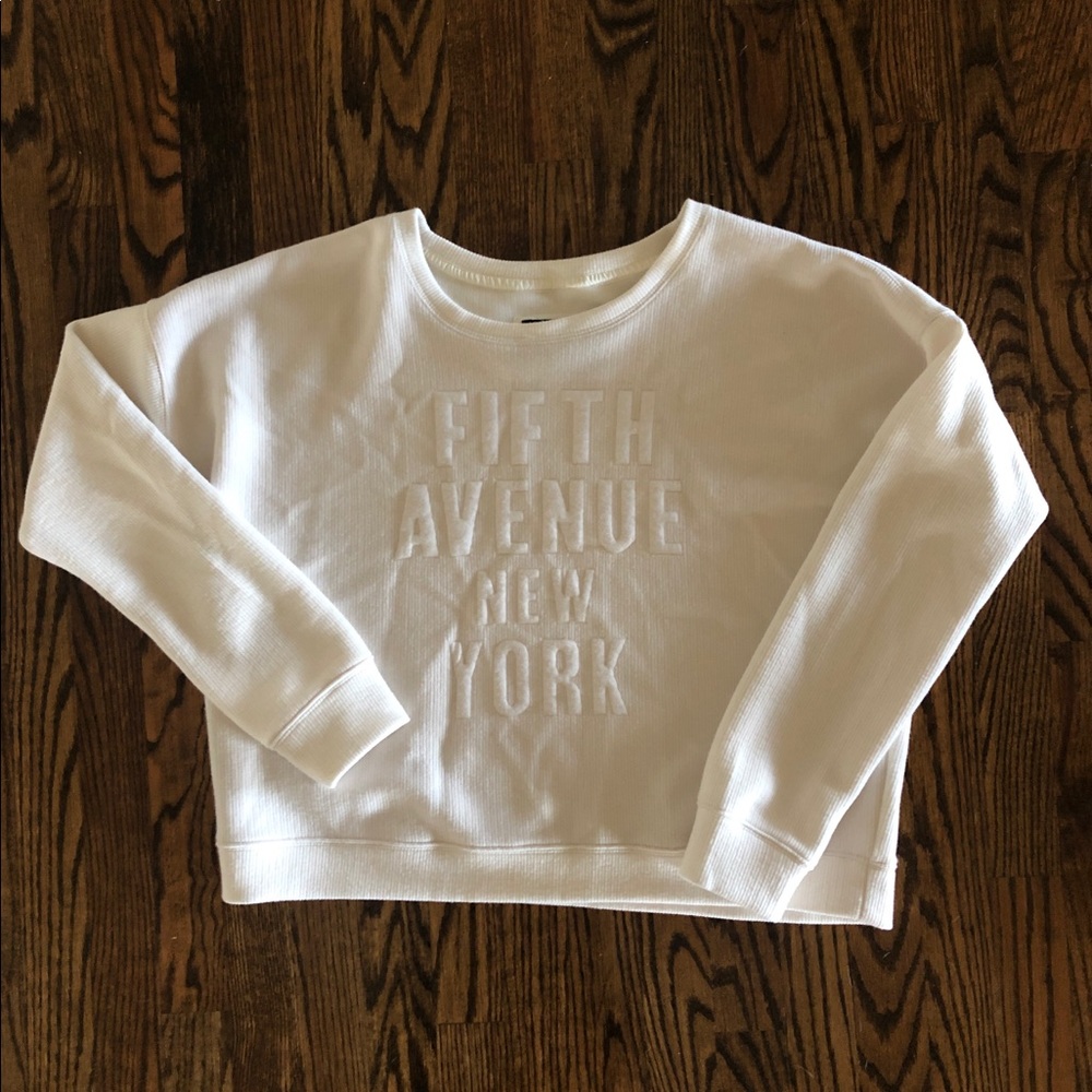 Abercrombie&Fitch Fifth Avenue embossed sweatshirt